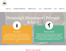 Tablet Screenshot of drumnighmontessori.com